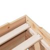 vidaXL Massivholzbett ohne Matratze Stapelbar 75x190 cm