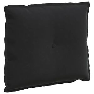 vidaXL R&uuml;ckenkissen Schwarz 60 x 50 cm Cordstoff