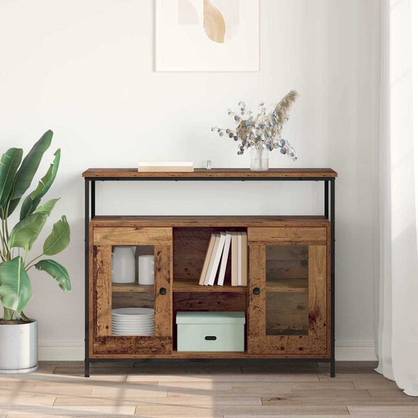 vidaXL Sideboard Altholz 100 x 35 x 80 cm Holzwerkstoff