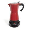 Livoo Elektrische Espressokocher Mokka 0,3 L 480 W Rot