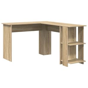vidaXL Eck-Schreibtisch Sonoma-Eiche Holzwerkstoff 140 x 113,5 x 75 cm