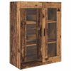 vidaXL Highboard mit Schubladen 2 pcs Altholz Holzwerkstoff