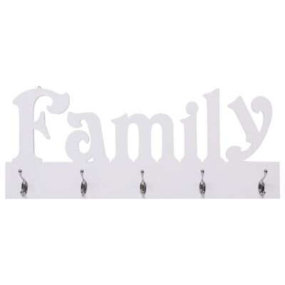 vidaXL Wandgarderobe FAMILY 74 x 29,5 cm