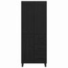 vidaXL Highboard Schwarz Eichen-Optik 69,5 x 34 x 180 cm Holzwerkstoff