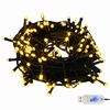 vidaXL Weihnachtskugel-Set mit 150 LEDs 61 pcs Rot Kunststoff