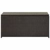 vidaXL Gartenbox Poly Rattan 100x50x50 cm Braun