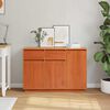 vidaXL Sideboard Wachsbraun 110 x 34 x 75 cm Massives Kiefernholz