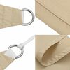 vidaXL Sonnensegel Oxford-Gewebe Rechteckig 2x3,5 m Beige