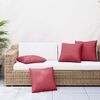 vidaXL Sofakissen 4 Stk. Weinrot 40x40 cm Stoff