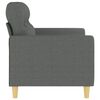 vidaXL 2-Sitzer-Sofa Dunkelgrau 120 cm Stoff