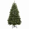 vidaXL K&uuml;nstlicher Weihnachtsbaum Klappbar 300 LEDs & Kugeln 240 cm