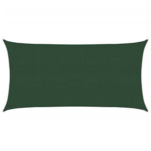 vidaXL Sonnensegel 160 g/m&sup2; Dunkelgr&uuml;n 2,5x5 m HDPE