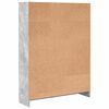 vidaXL Bücherregal Betongrau 80x24x109 cm Holzwerkstoff
