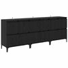 vidaXL Sideboards 3 stk. Schwarz Eichen-Optik 60 x 35 x 70 cm