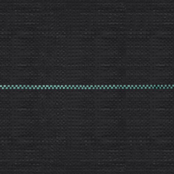 vidaXL Unkrautfolie Schwarz 1x10 m PP