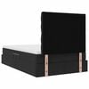 vidaXL Bett mit Stauraum und LED mit LED Schwarz 120 x 190 cm Samt
