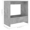 vidaXL Beistelltisch Betongrau 50x26x50 cm Holzwerkstoff