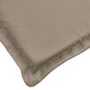 vidaXL Sonnenliegen-Auflage Taupe 180x60x4 cm Oxford-Gewebe