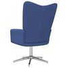 vidaXL Relaxsessel Blau Stoff
