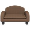 vidaXL Kindersofa Braun 50x40x30 cm Stoff