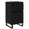 vidaXL Sideboard Schwarz Eichen-Optik 35 x 40 x 70 cm Holzwerkstoff