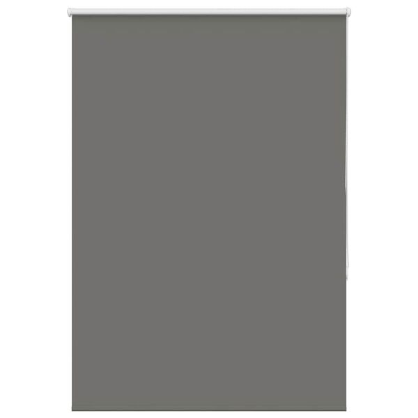vidaXL Verdunkelungsrollo Grau 90x150 cm Stoffbreite 85,7 cm Polyester