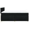 vidaXL Boxspringbett mit Matratze Schwarz 160x200 cm Stoff