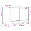 vidaXL Terrarium mit Speicher Transparent 40 x 30 x 30 cm Glas
