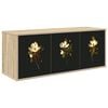 vidaXL Wandmontierter TV-Schrank BREMEN 102 x 33 x 40 cm Sonoma-Eiche