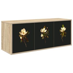 vidaXL Wandmontierter TV-Schrank BREMEN 102 x 33 x 40 cm Sonoma-Eiche