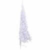 vidaXL Künstlicher Weihnachtsbaum Weiß 240 cm PVC und Stahl