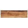 vidaXL Tischplatte 110x40x3,8 cm Rechteckig Raues Massivholz Mango