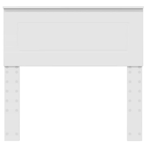 vidaXL Kopfteil mit Kopfteil Weiß 90 cm Holzwerkstoff