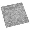 vidaXL Bodenplanken 5,11 m&sup2; 55 pcs PVC Grau