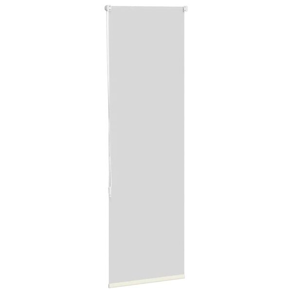 vidaXL Verdunkelungsrollo Cremewei&szlig; 40x150cm Stoffbreite 35,7 cm
