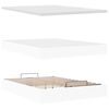 vidaXL Ottoman-Bett mit Matratze Weiß 140x200 cm Kunstleder