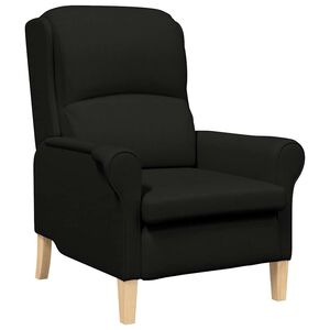 vidaXL Sessel Schwarz Stoff