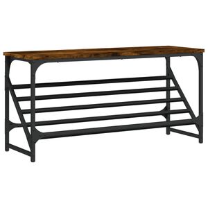 vidaXL Schuhregal R&auml;uchereiche 90x30x45 cm Holzwerkstoff
