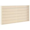vidaXL Wanddisplay-Case mit Regal Beige 100 x 8,5 x 54 cm Sperrholz