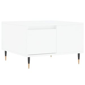 vidaXL Couchtisch Wei&szlig; 55x55x36,5 cm Holzwerkstoff