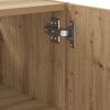 vidaXL Wandschrank Artisan-Eiche 60x31x70 cm Holzwerkstoff
