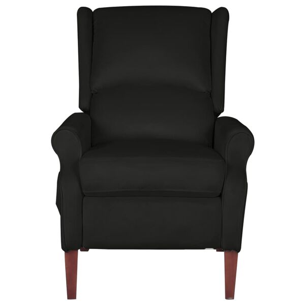 vidaXL Massagesessel Verstellbar Schwarz Samt