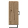 vidaXL Sideboard Artisan-Eiche 34,5 x 34 x 90 cm Verbundholz und Eisen