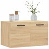 vidaXL Wandschrank Sonoma-Eiche 60x36,5x35 cm Holzwerkstoff