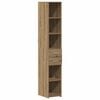 vidaXL B&uuml;cherregal Artisan-Eiche 30 x 42,4 x 185,2 cm