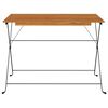 vidaXL Bistrotisch Klappbar 100x54x71 cm Massivholz Akazie und Stahl