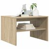 vidaXL Couchtisch Sonoma-Eiche 60 x 50 x 40 cm Holzwerkstoff