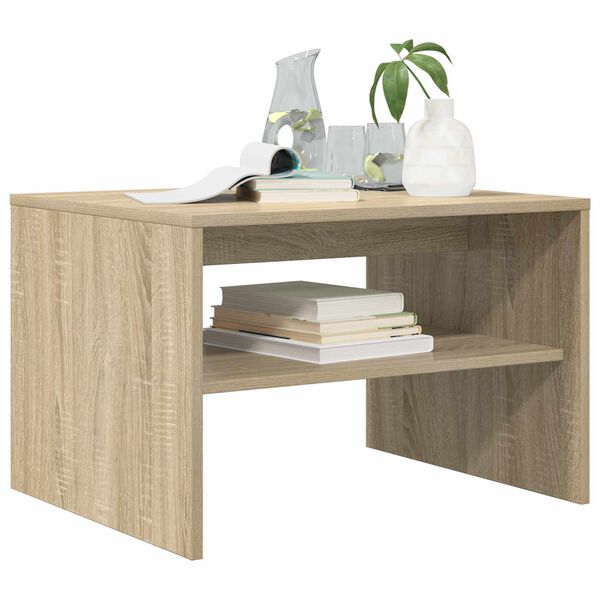 vidaXL Couchtisch Sonoma-Eiche 60 x 50 x 40 cm Holzwerkstoff