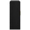 vidaXL Wandschrank 2 pcs Schwarz Eichen-Optik 69,5 x 34 x 90 cm