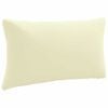 vidaXL R R&uuml;ckenkissen PUTTEN 100 % Polyester Creme 70 x 40 x 15 cm